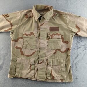 Vintage 90s Military Jacket Mens Large Regular Desert Camo DCU BDU Combat